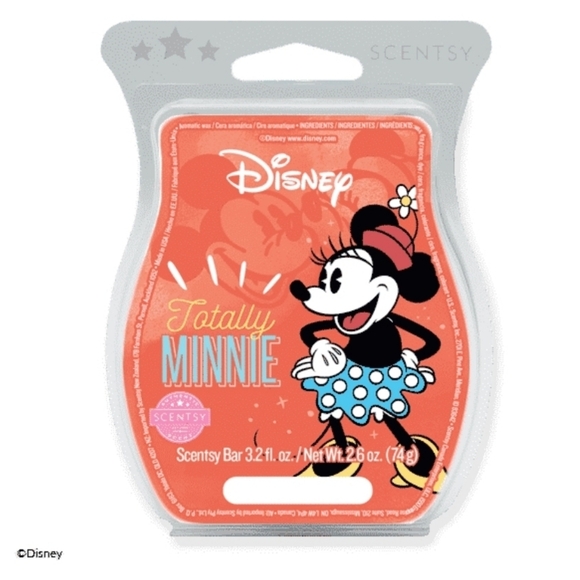 Scentsy Disney Minnie Mouse Warmer Totally Minnie Wax Melts Black White Red Bow - Picture 6 of 7